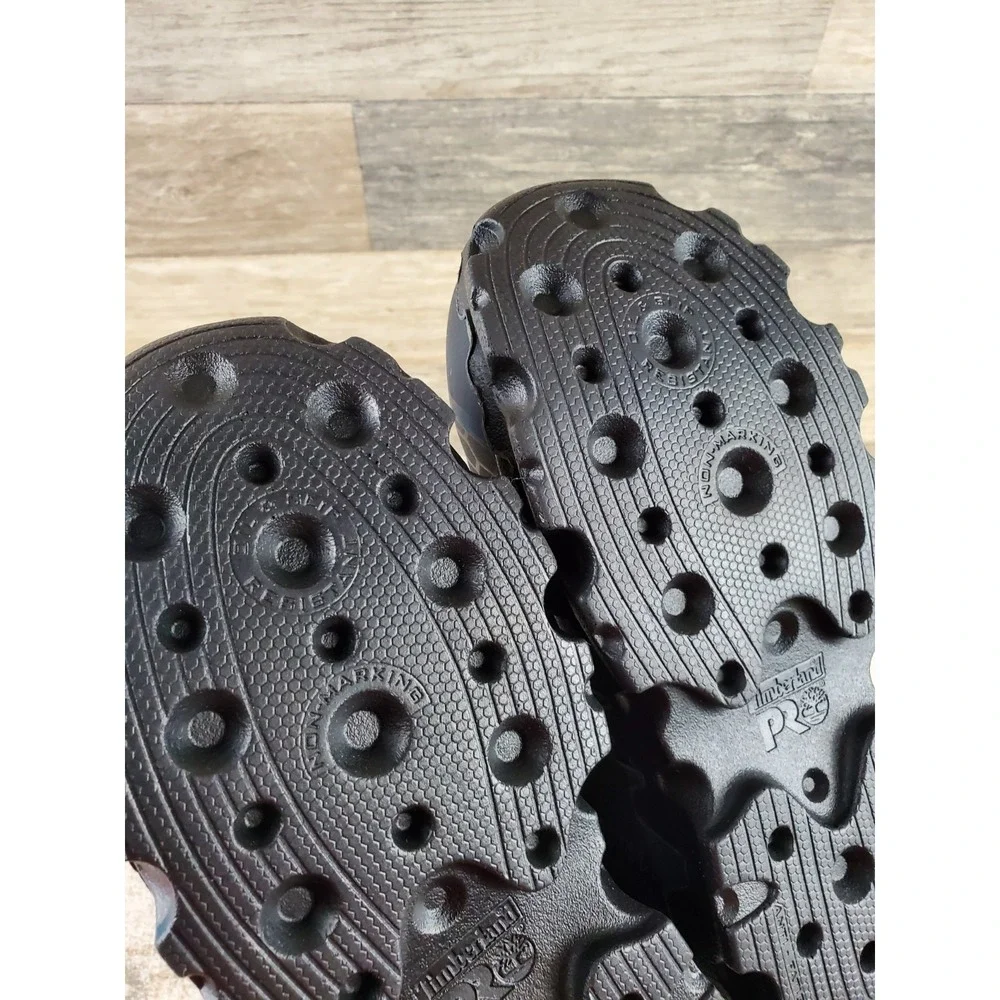 Timberland Pro Powertrain Sport Womens Work Shoes Sz 5.5 M Black Gray Alloy Toe